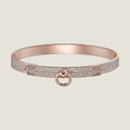 18K Collier De Chien Diamond Hermes Bracelet