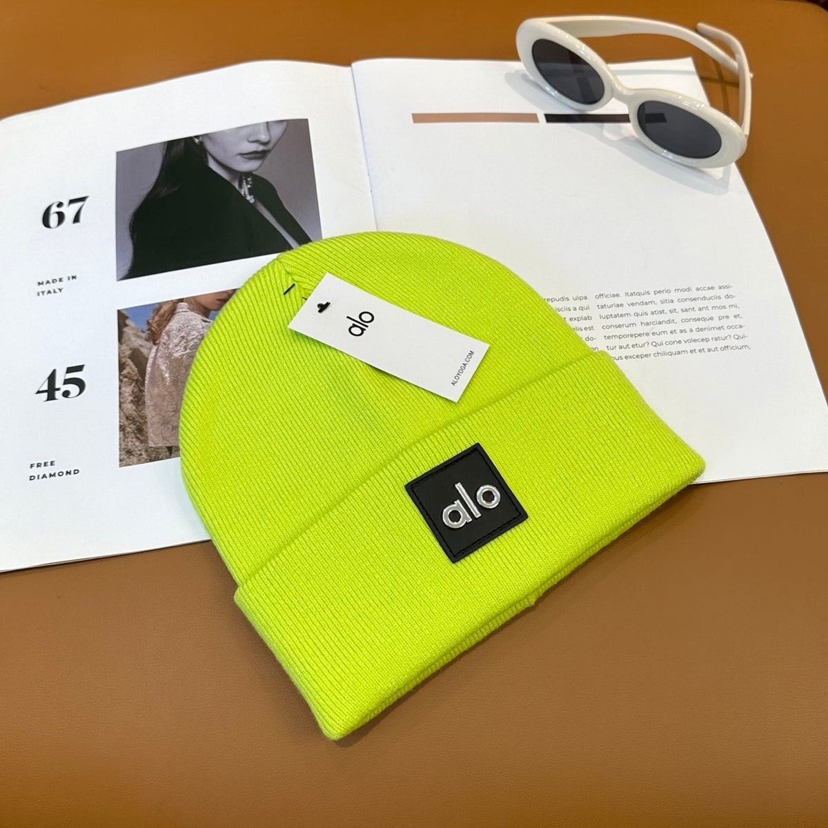Neon Knit Beanie